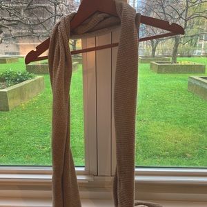 TAN THIN SCARF BY ECHO